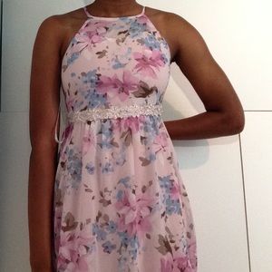 Floral Homecoming dress